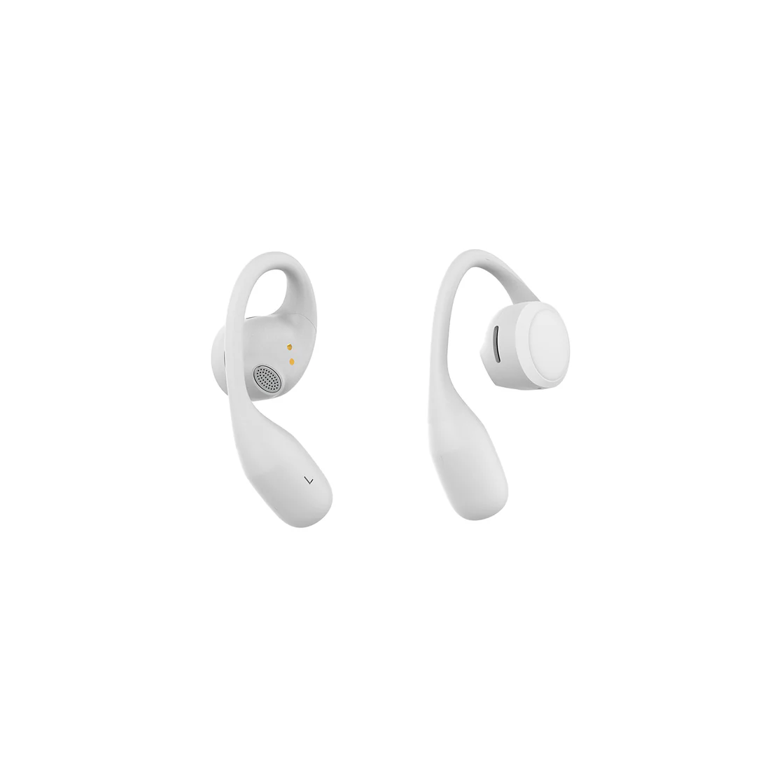 Casque Bluetooth 5.3 Open-Ear SPC Ether 2 Sense - Mains Libres - Assistant Vocal - Connectivité avec 2 Appareils Simultanément - Autonomie jusqu'à 8 heures - Touch Control - Couleur Blanc