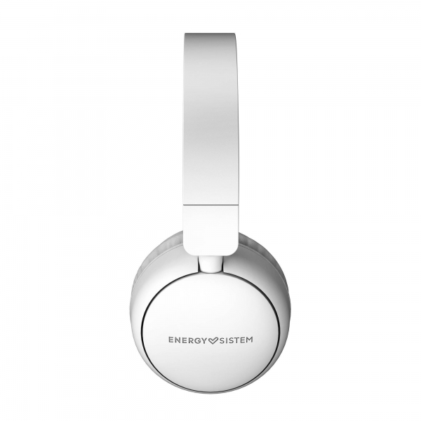 Casque Circumaural Energy Sistem - Design Ultraléger - Microphone Intégré - Câble Amovible - Compatible Mac/PC/Smartphone/Tablette - Coloris Blanc