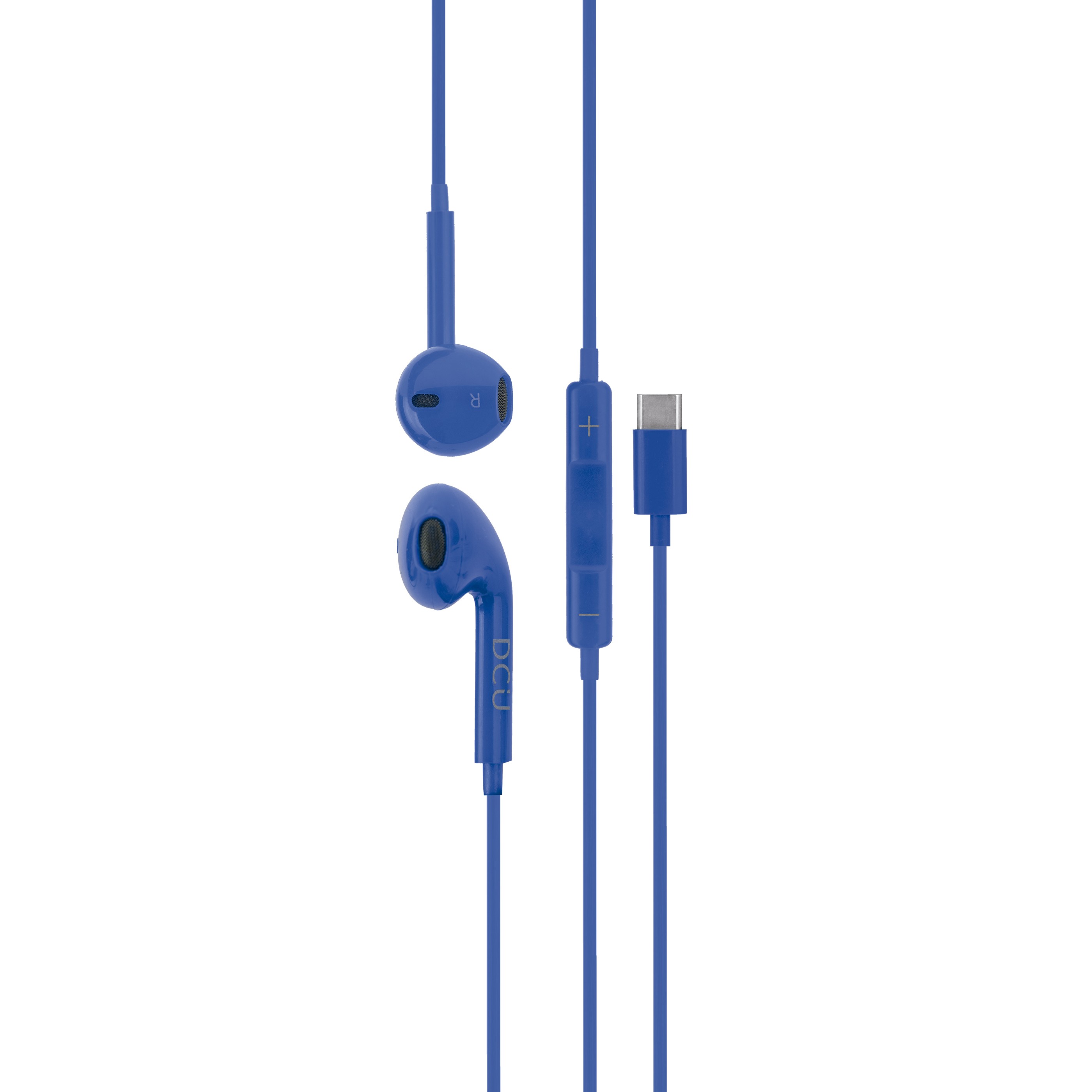 Casque DCU Tecnologic USB Type C - Stéréo - Couleur Bleu