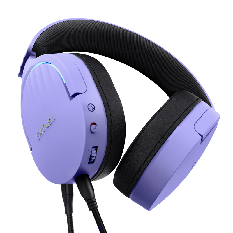 Casque de jeu Trust GXT490 Fayzo - USB 7.1 - Violet