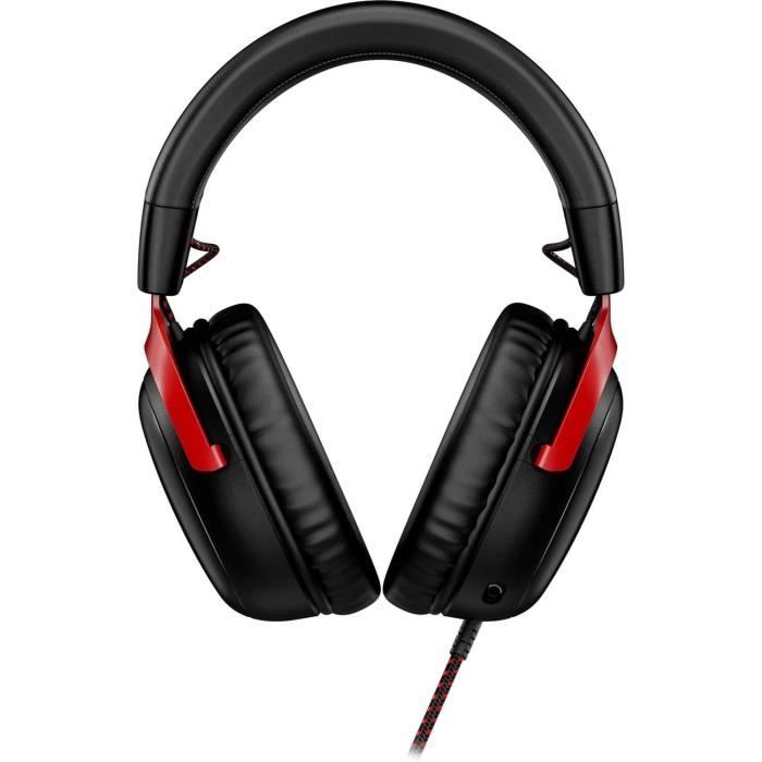 Casque Gamer Filaire - HyperX Cloud III - pour PC & console - Noir/Rouge