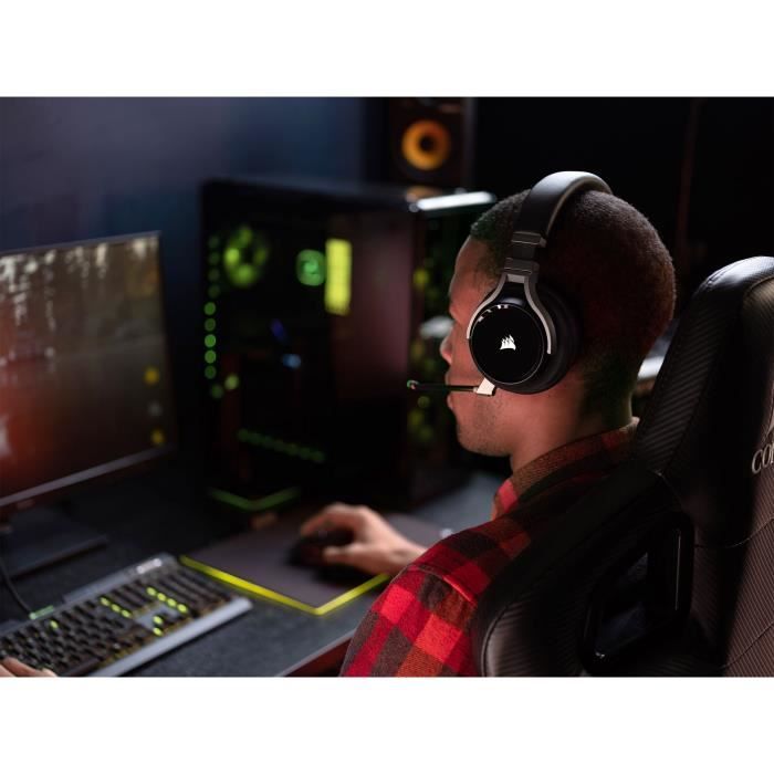 Casque Gamer Sans fil CORSAIR VIRTUOSO RGB Noir (CA-9011185-EU)