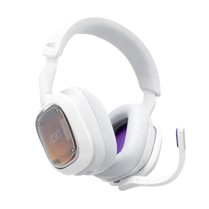 Casque gamer - Sans fil - Logitech G - A30 - PS, PC, Mobile - Blanc