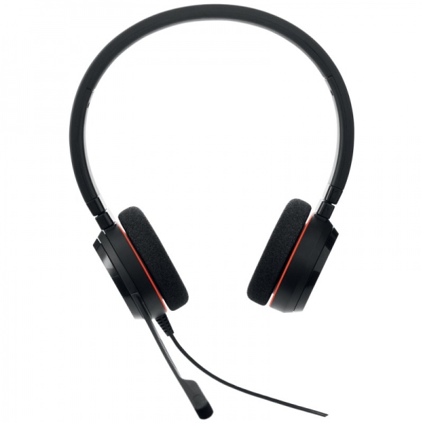 Casque Jabra Evolve 20 avec microphone USB - Suppression du bruit - Bandeau réglable - Commandes filaires - Couleur noire