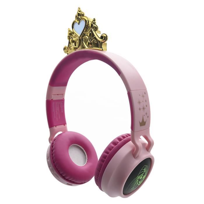 Casque pour enfant - LEXIBOOK - Disney Princesses - Bluetooth 5.0 - Couronne lumineuse - Design mignon