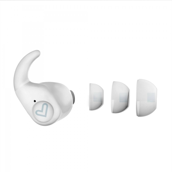 Casque sans fil Energy Sistem - True Wireless - Bluetooth 5.3 - IPX5 - Autonomie 20h - Secure-Fit+ - App personnalisable - Microphone stéréo - Couleur Blanc