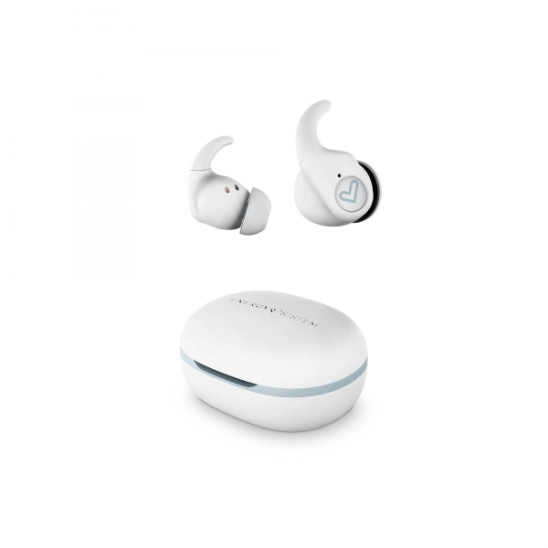 Casque sans fil Energy Sistem - True Wireless - Bluetooth 5.3 - IPX5 - Autonomie 20h - Secure-Fit+ - App personnalisable - Microphone stéréo - Couleur Blanc