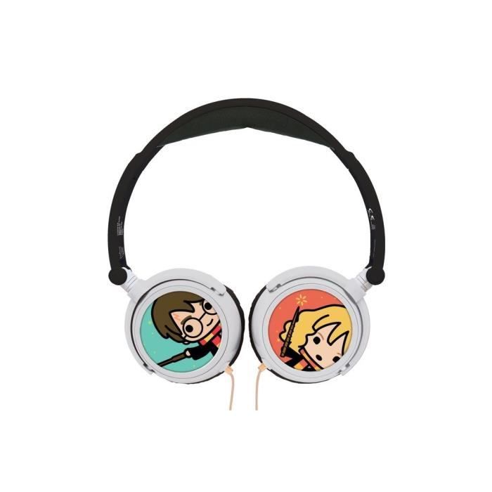 Casque stéréo filaire pliable pour enfants Harry Potter - LEXIBOOK - Limitation de volume d'écoute