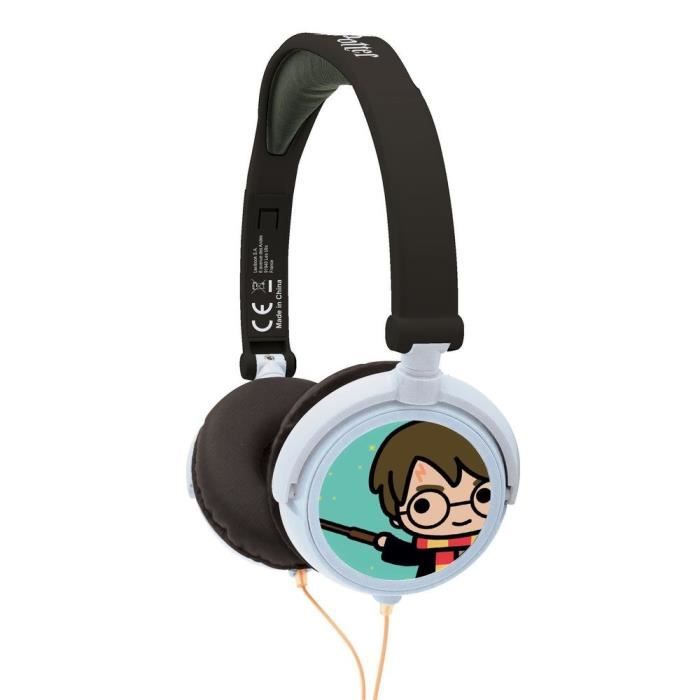 Casque stéréo filaire pliable pour enfants Harry Potter - LEXIBOOK - Limitation de volume d'écoute