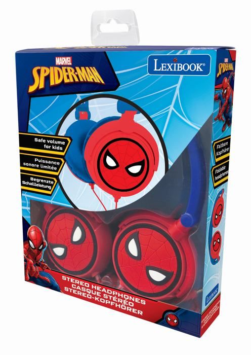 Casque stéréo filaire pliable SpiderMan