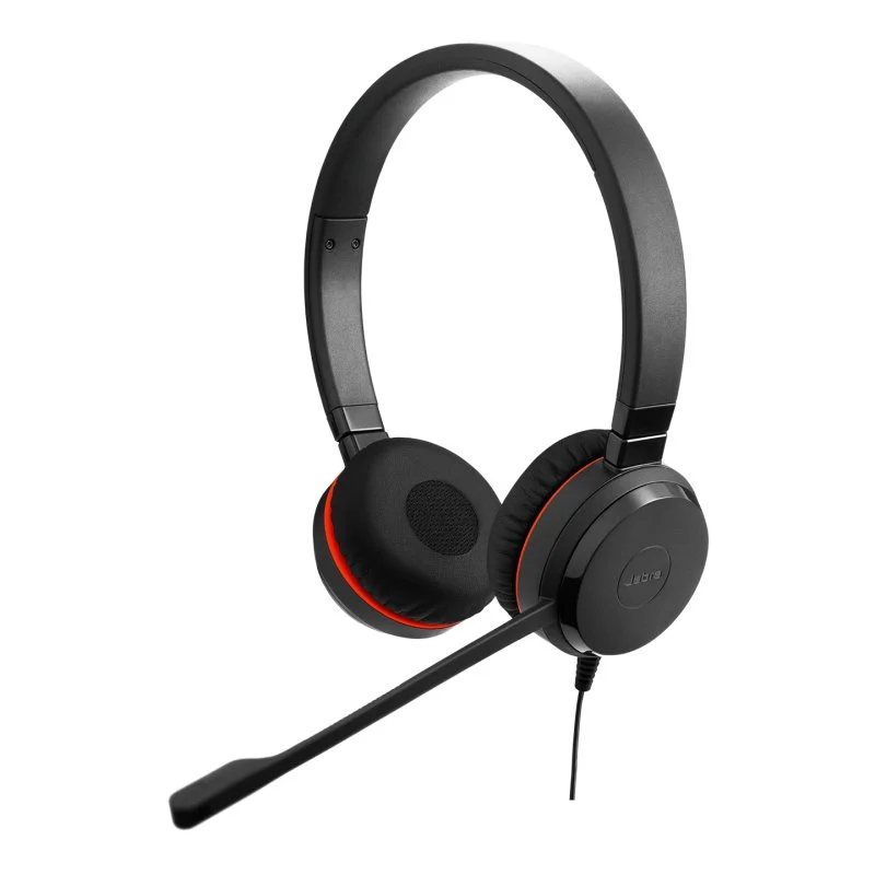 Casque stéréo Jabra Evolve 20SE MS avec microphone USB - Suppression du bruit - Bandeau réglable - Commandes filaires - Couleur noire