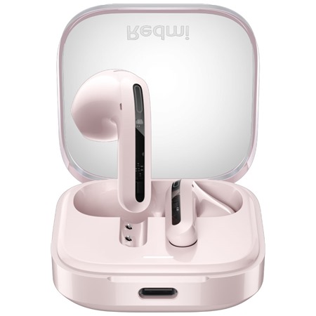 Casque Xiaomi Redmi Buds 6 Active Bluetooth 5.4 TWS - Microphone intégré - Autonomie jusqu'à 6 heures - Touch Control - Couleur Rose Clair