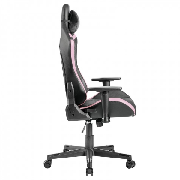 Chaise de jeu Mars Gaming MGC-PRO - Cuir PU - Coussins doux au toucher - Accoudoirs 2D - Dossier inclinable à 135º - Base en acier - Roues XL - Supporte 150 kg - Couleur Noir