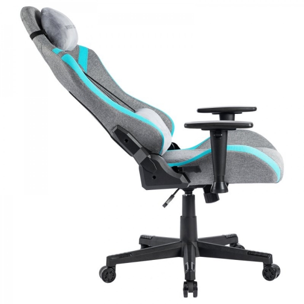 Chaise Gaming Mars Gaming MGC-PRO - Tissu Respirant - Coussins Doux au Toucher - Accoudoirs 2D - Dossier Inclinable - Supporte 150 kg - Base en Acier - Coloris Gris