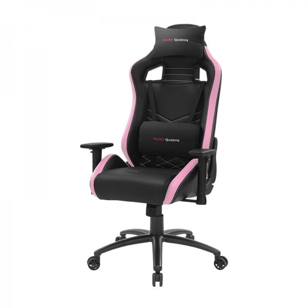 Chaise Mars Gaming MGCXNEO Premium - Confort Exceptionnel - AIR-TECH PRO - Coussins Soft Touch - Piston Classe 4 - Roues XL 65 mm - Piètement Acier Renforcé - Coloris Noir