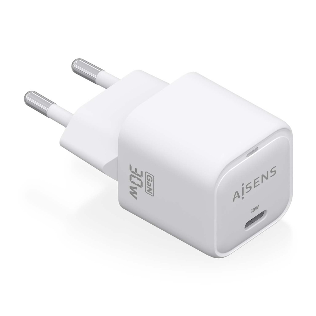 Chargeur Aisens GAN 30W - 1xUSB-C PD3.0 QC4.0