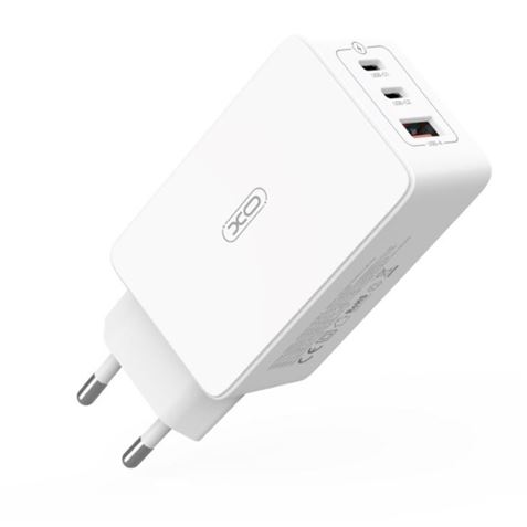 Chargeur de charge rapide XO 65W Protection contre les surtensions - Couleur blanche