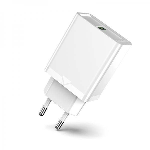 Chargeur Mural USB-A Vention 3A 18W - Blanc