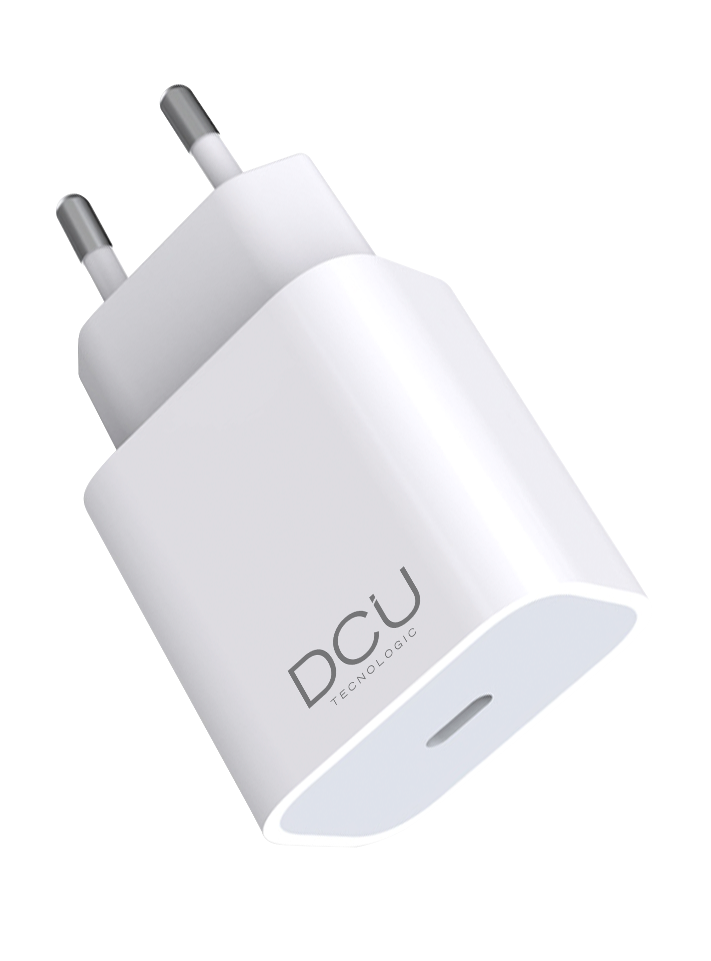 Chargeur USB Type C PD DCU Tecnologic 20W - Blanc