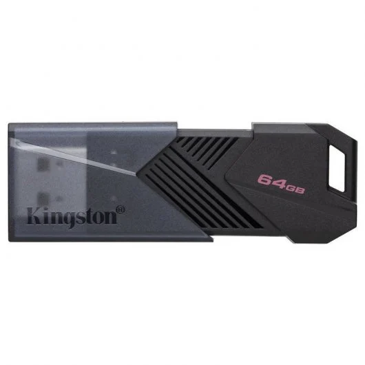 Clé USB Kingston DataTraveler Exodia Onyx 64 Go - USB 3.2 Gen 1 - Porte-clés - Couleur noire (Pendrive)