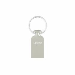 Clé USB Lexar JumpDrive M22 32 Go - Transfert efficace - Design compact et portable - Compatible USB 3.0 et 2.0 - Couleur argent