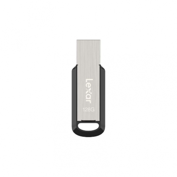 Clé USB Lexar JumpDrive M40 128 Go - Interface USB 3.0 - Transferts ultra-rapides - Compatible USB 2.0 - Design compact et durable - Couleur Argent