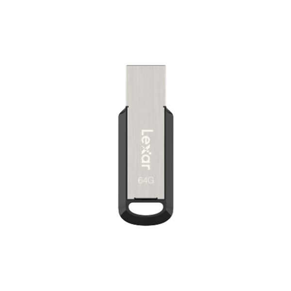 Clé USB Lexar JumpDrive M40 64 Go - Interface USB 3.0 - Transferts ultra-rapides - Design compact et durable - Couleur Argent