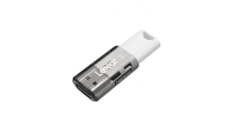 Clé USB Lexar JumpDrive S60 64 Go - Compacte et portable - Interface USB 2.0 - Construction durable - Couleur blanche