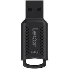 Clé USB Lexar JumpDrive V40 64 Go - Stockage fiable - Interface USB 2.0 - Conception compacte et portable - Couleur noire