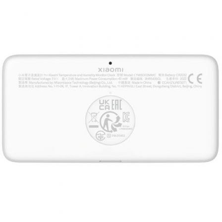 Compteur de température et d'humidité Xiaomi Bluetooth 5.0 - Affichage à encre électronique - Alertes visuelles et sonores