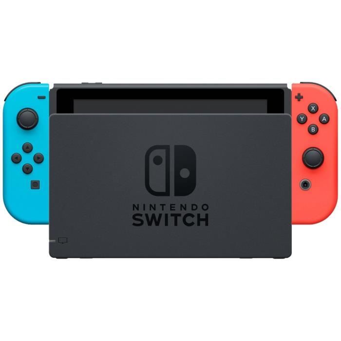 Console Nintendo Switch  Bleu Néon & Rouge Néon