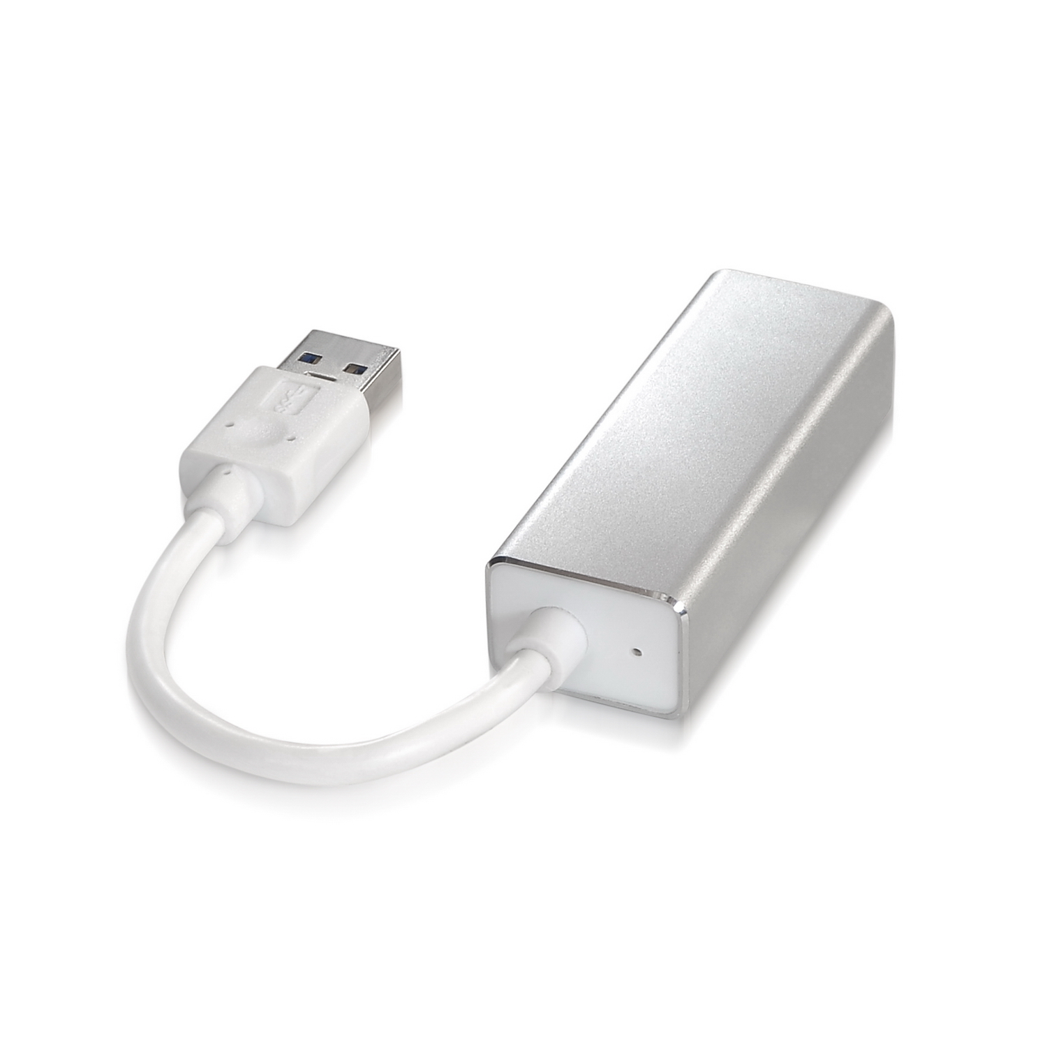 Convertisseur Adaptateur Réseau Aisens RJ45 vers USB 3.0 Gigabit 10/100/1000 Mbps - Couleur Argent