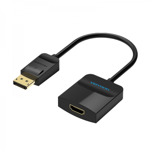 Convertisseur Displayport Mâle vers HDMI Femelle Vention - 0,15 m - Noir