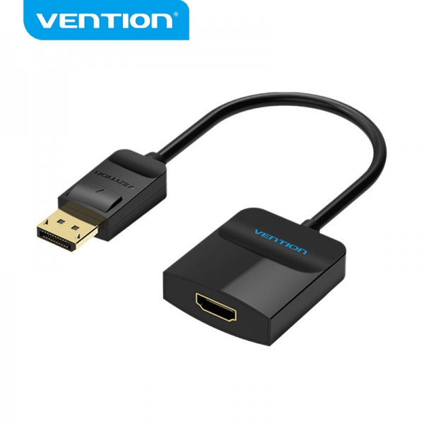 Convertisseur Displayport Mâle vers HDMI Femelle Vention - 0,15 m - Noir