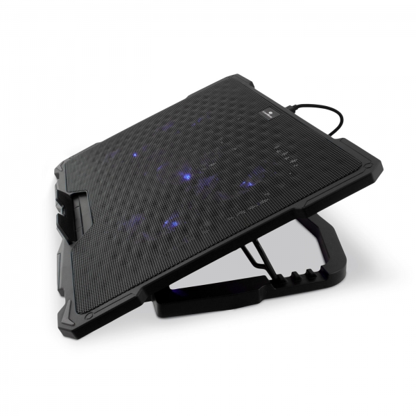 Coolbox NCP17-V5 Base de Refroidissement Portable - Silencieuse - Compatible 17" - Design Ergonomique - Couleur Noir