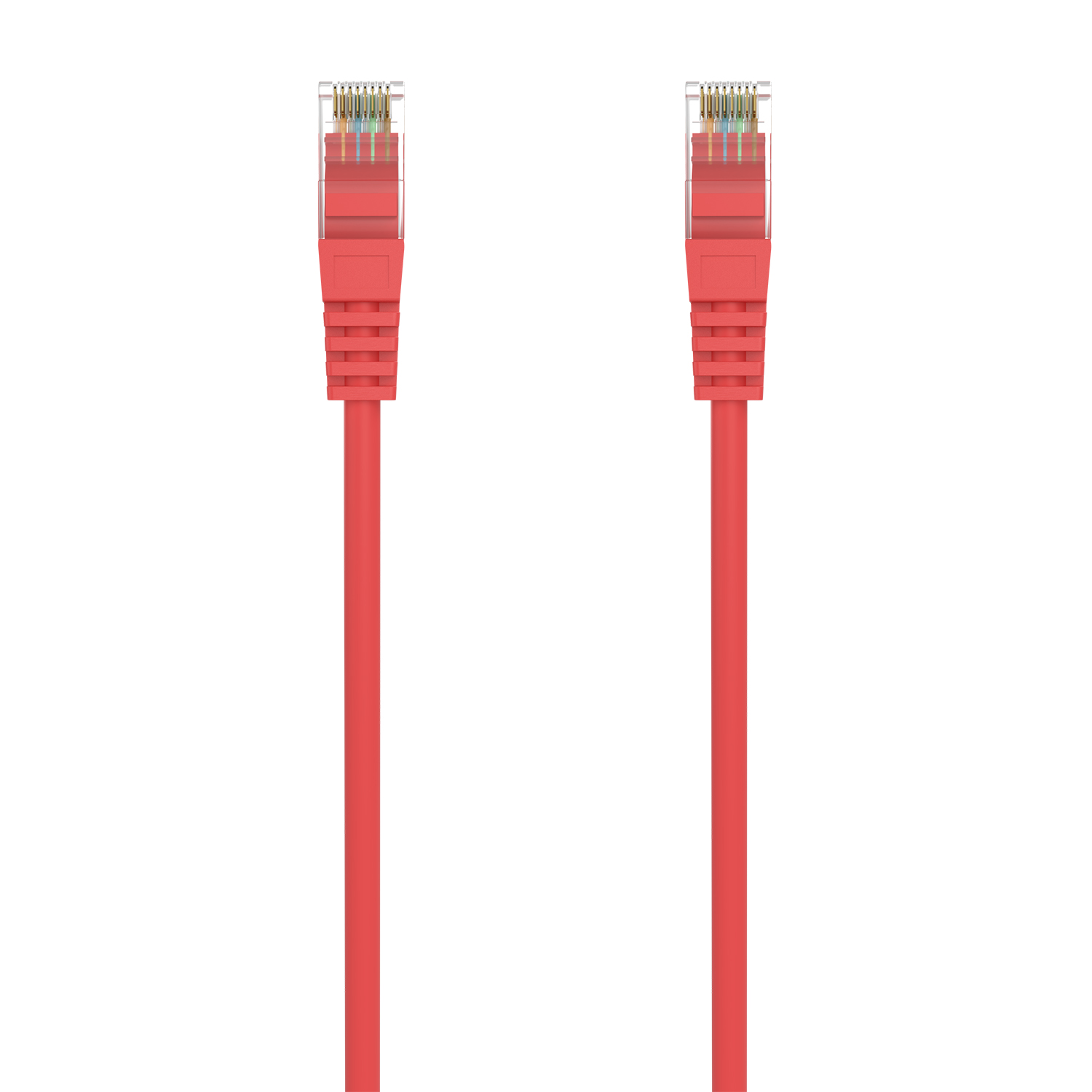 Cordon de raccordement pour câble réseau Aisens RJ45 LSZH CAT.6A 500 MHz UTP AWG24 - 1,0 M - Couleur rouge