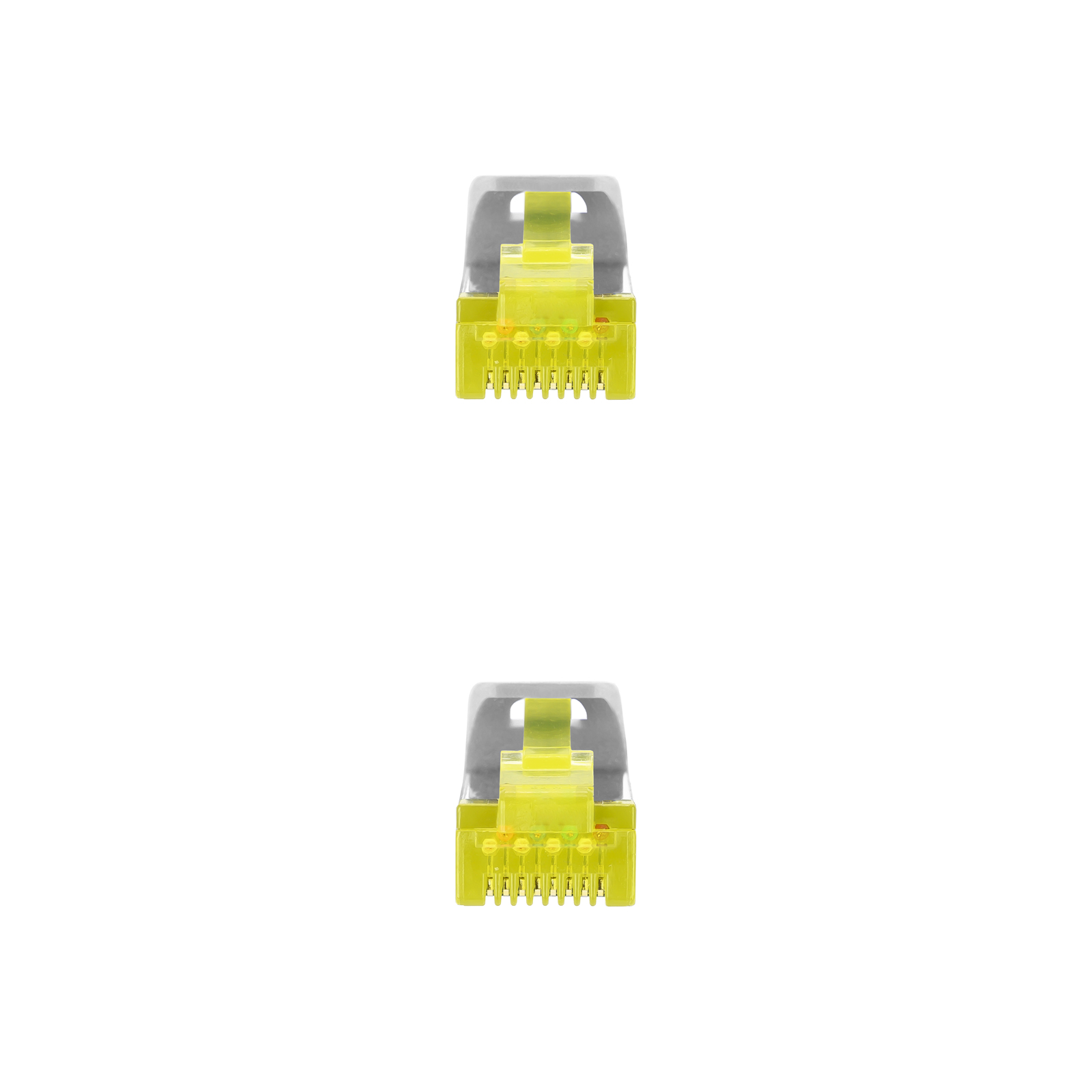 Cordon de raccordement pour câble réseau Nanocable RJ45 LSZH Cat.6a SFTP AWG26 15m - Couleur grise