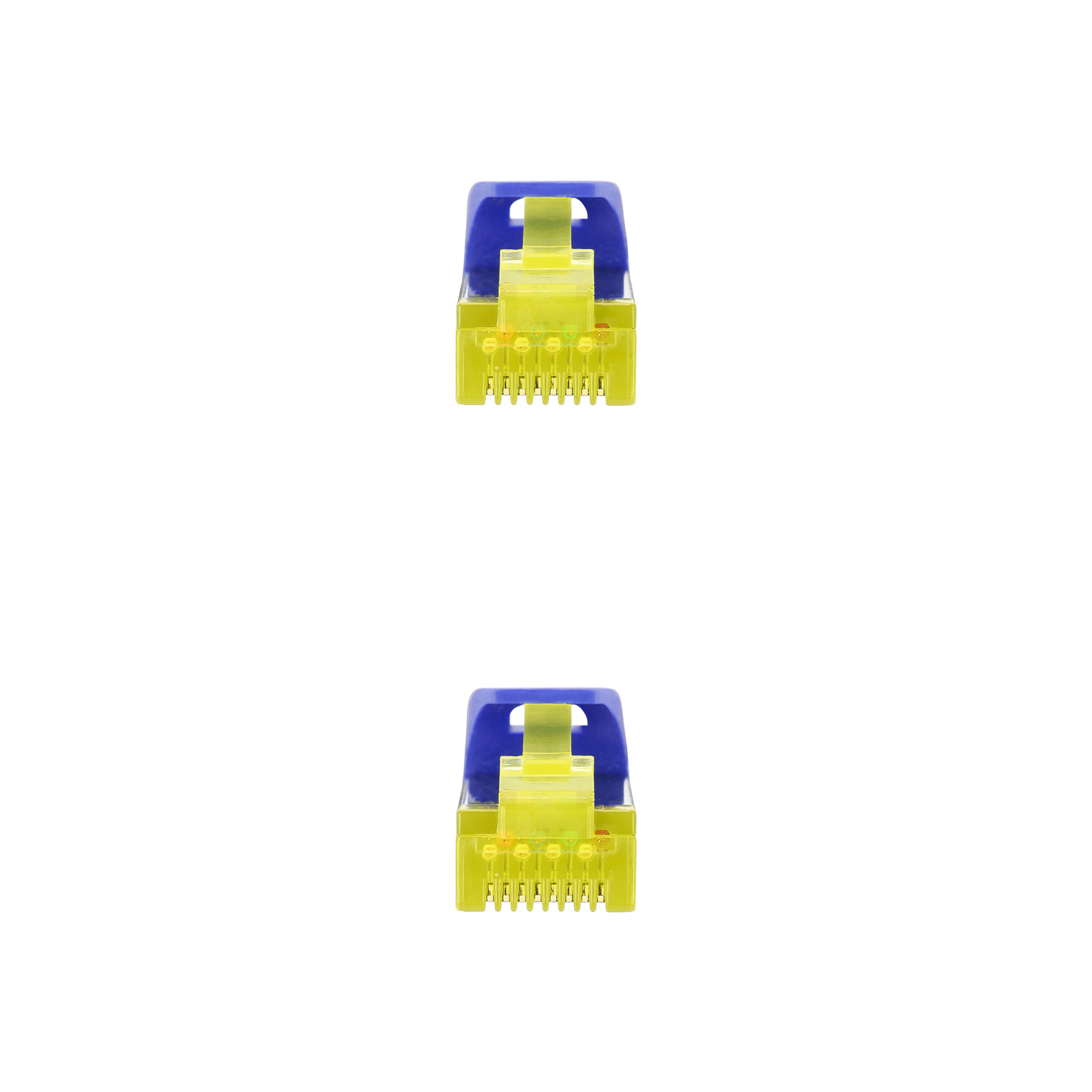 Cordon de raccordement pour câble réseau Nanocable RJ45 LSZH Cat.6a SFTP AWG26 2m - Couleur bleue