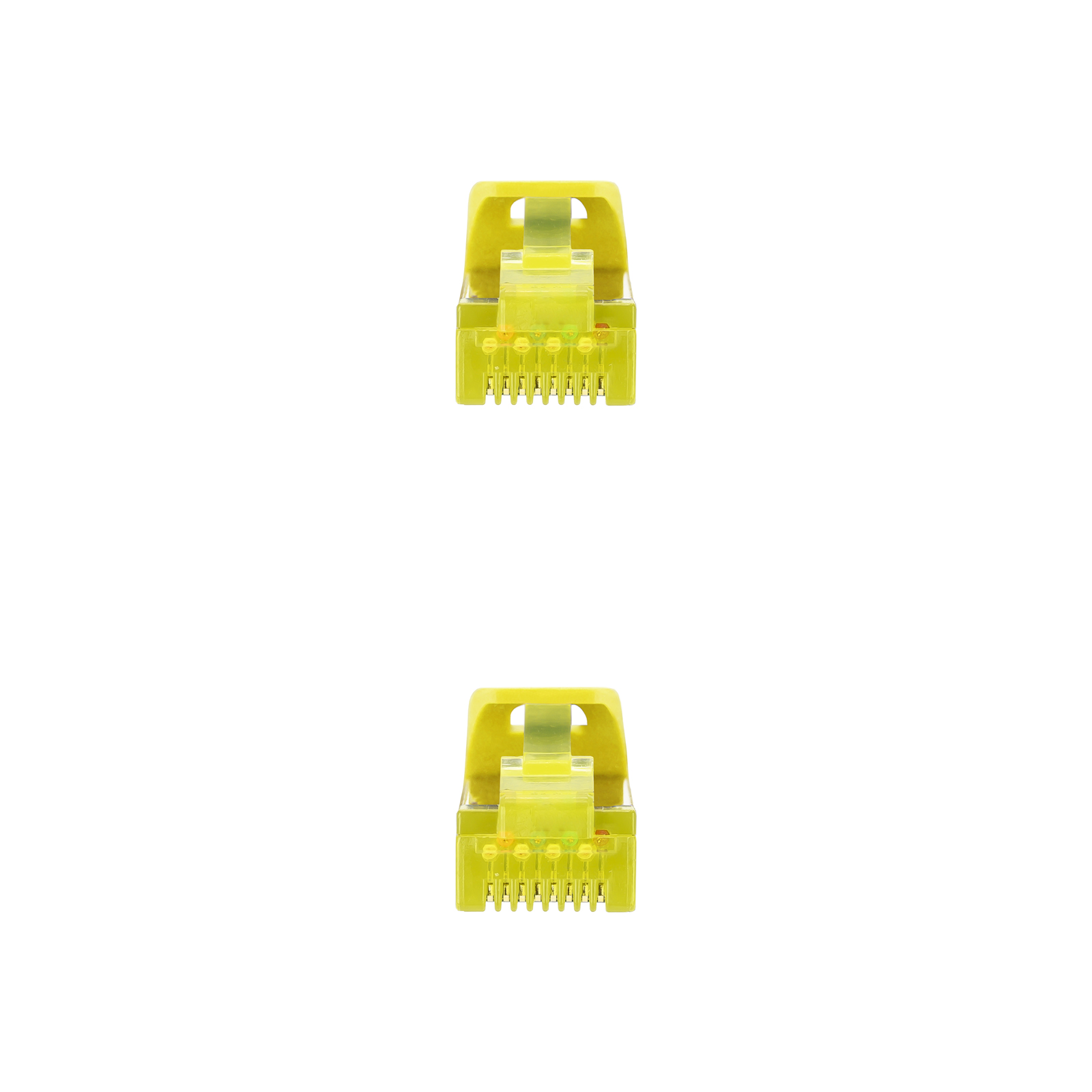 Cordon de raccordement pour câble réseau Nanocable RJ45 LSZH Cat.6a SFTP AWG26 2m - Couleur jaune