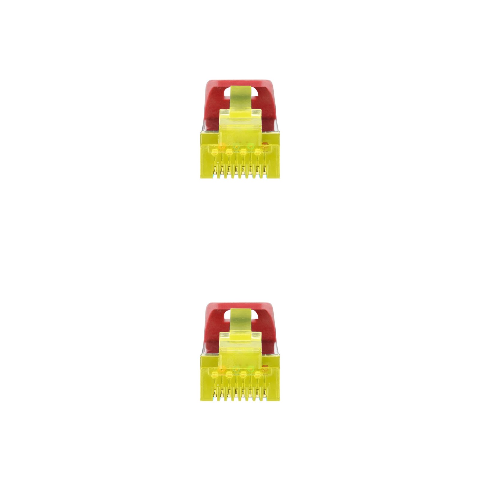 Cordon de raccordement pour câble réseau Nanocable RJ45 LSZH Cat.6a SFTP AWG26 2m - Couleur rouge