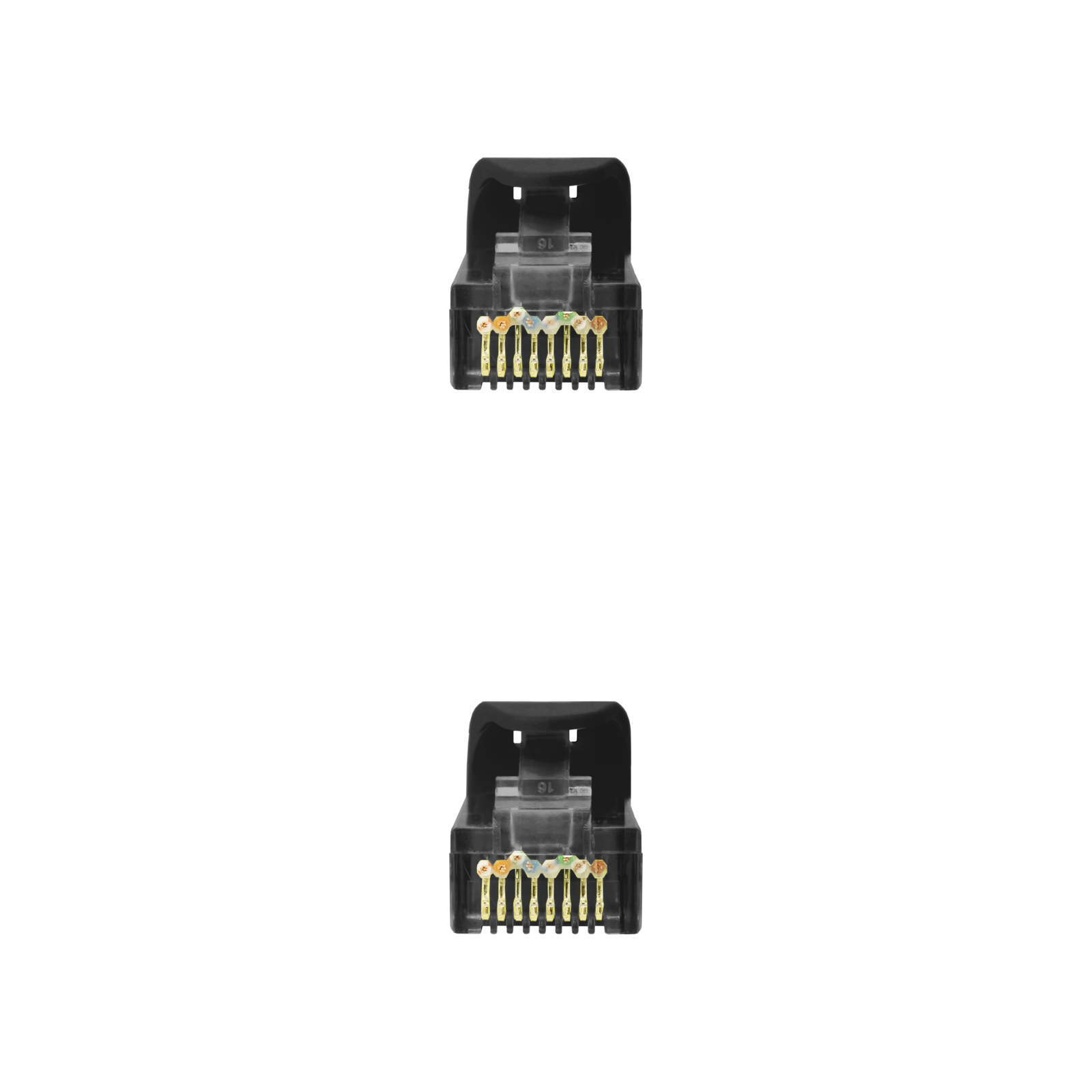 Cordon de raccordement pour câble réseau Nanocable RJ45 LSZH Cat.6a UTP AWG24 0,50 m - Couleur noire