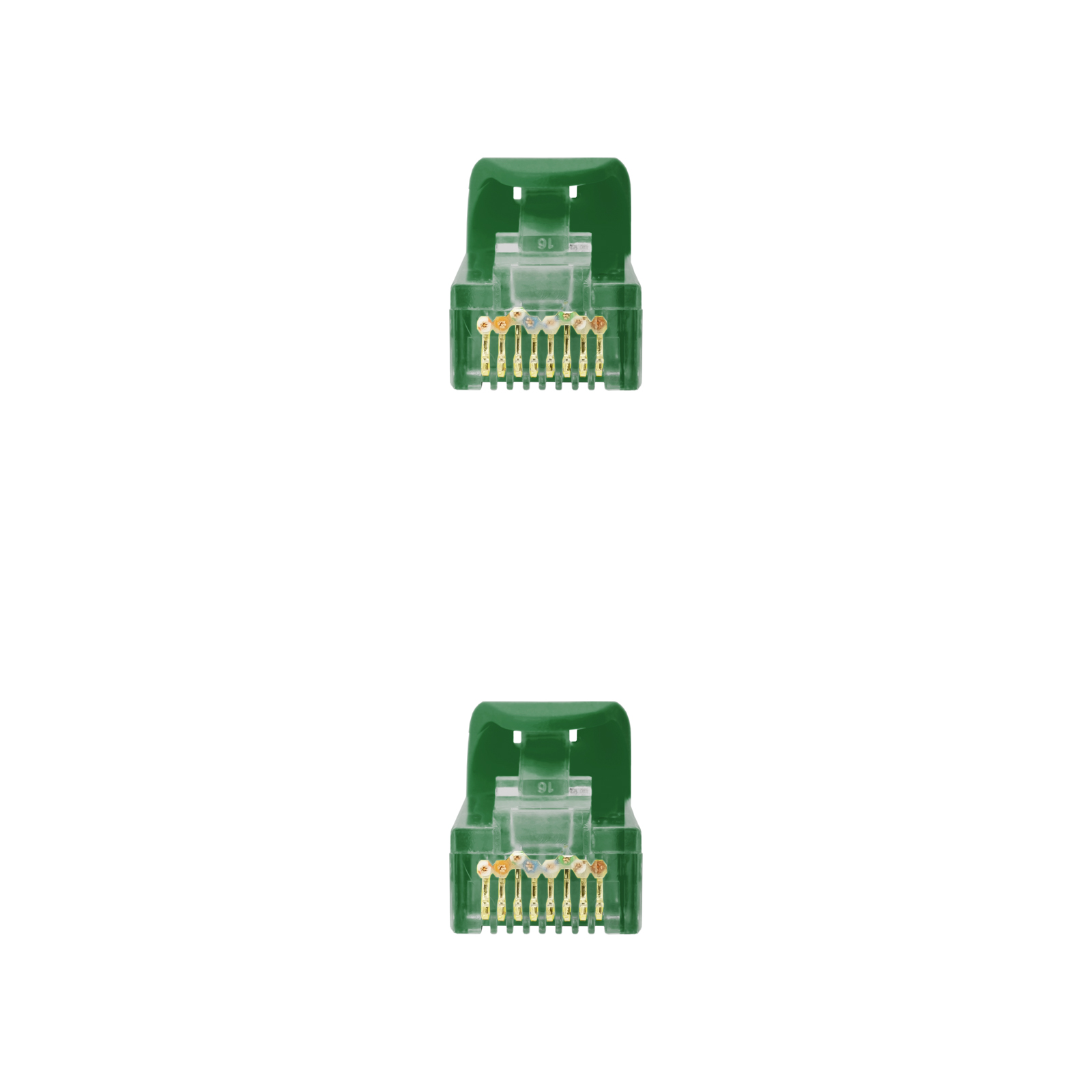 Cordon de raccordement pour câble réseau Nanocable RJ45 LSZH Cat.6a UTP AWG24 0,50 m - Couleur verte