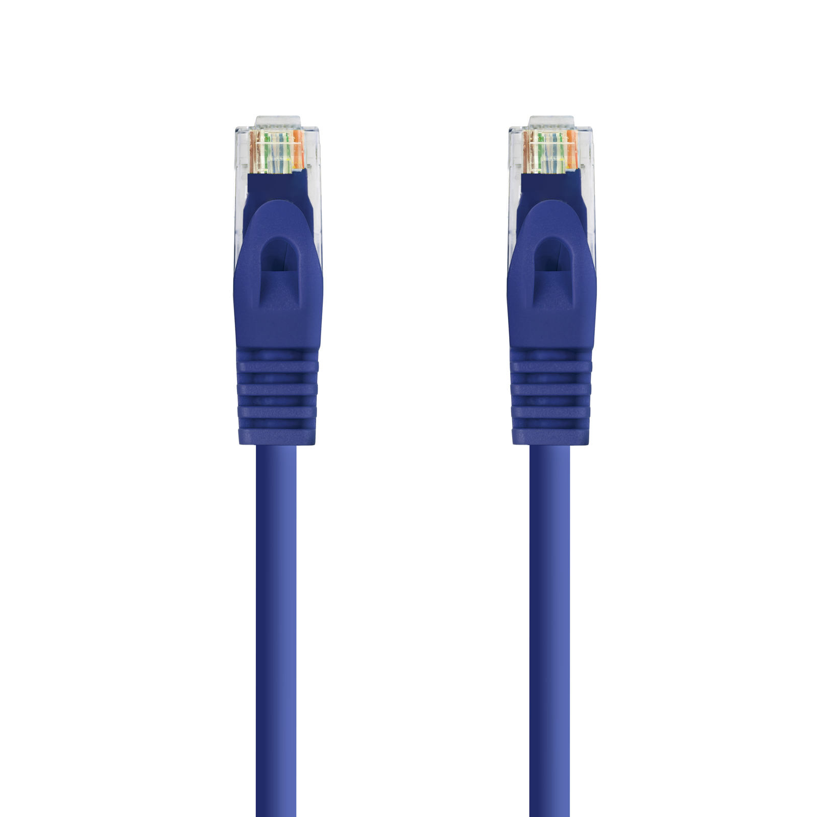 Cordon de raccordement pour câble réseau Nanocable RJ45 LSZH Cat.6a UTP AWG24 2m - Couleur bleue