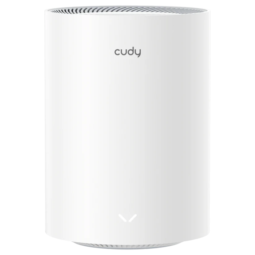 Cudy AX3000 Pack de 3 systèmes WiFi 6 Mesh AX3000 2,5G double bande - Prend en charge la bande passante 20/40/80/160 MHz - 1 port LAN 10/100/1000 Mbps, 1 port WAN 2,5 Gbps - 5 antennes internes