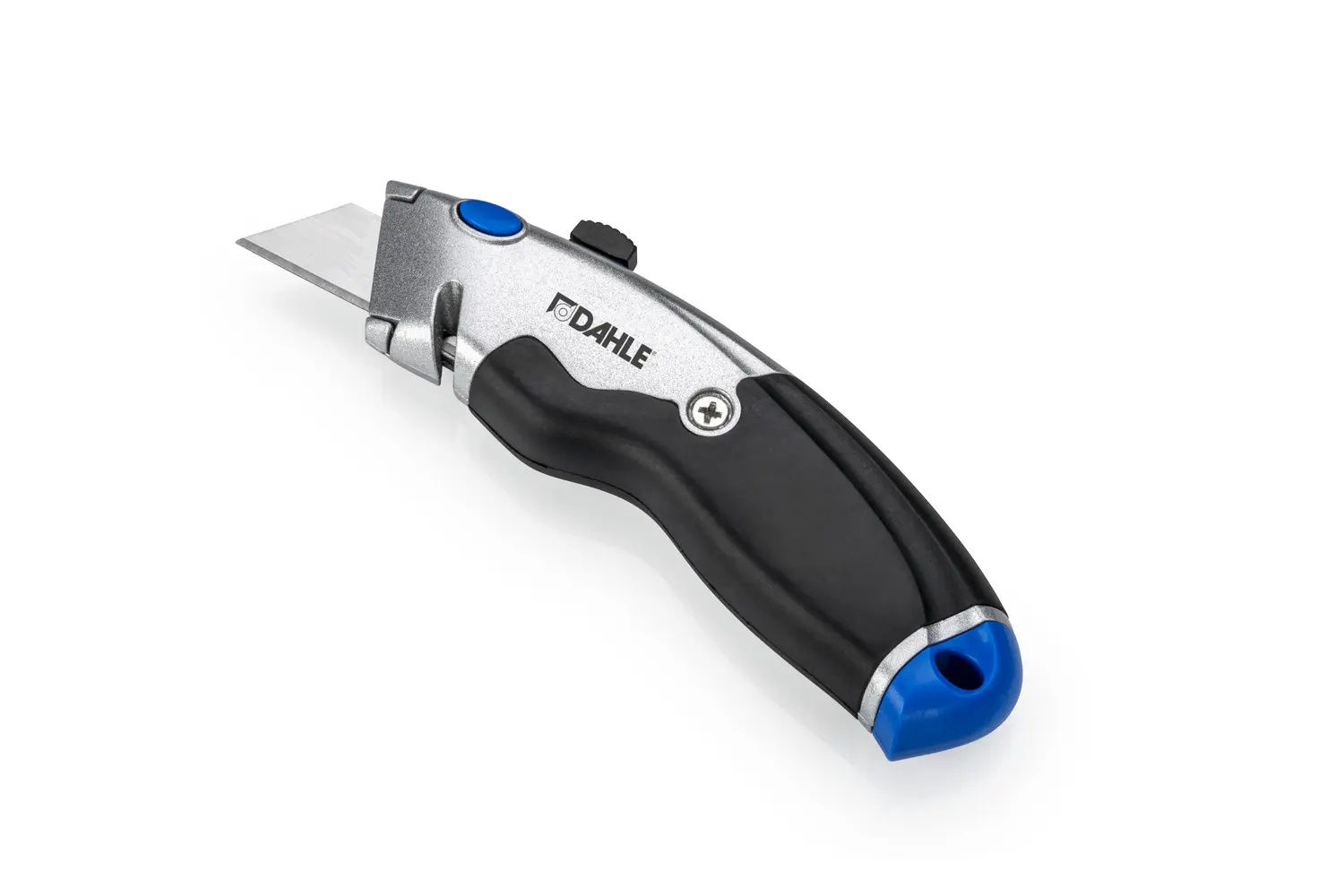 Couteau cutter avec poignée en metal et anti-dérapente