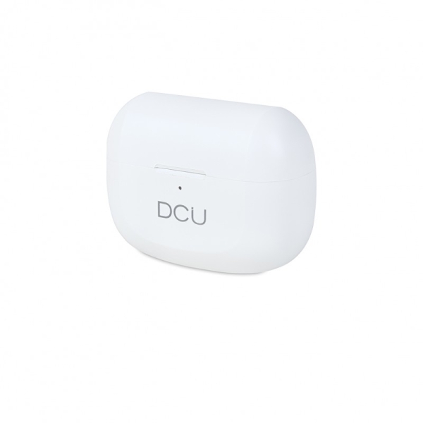 DCU Tecnologic Good People Casque Bluetooth 5.2 - Microphone intégré - Autonomie jusqu'à 6,5h - Touch Control - Couleur Blanc