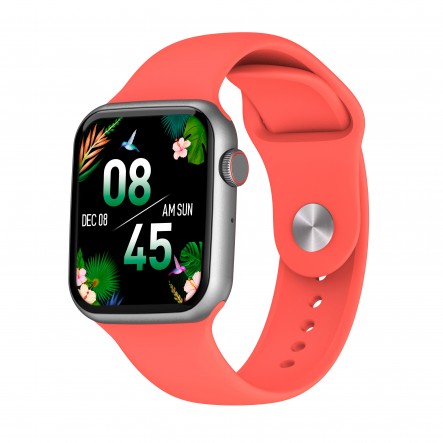 DCU Tecnologic Smartwatch Colorful 2 - Connexion Bluetooth 5.0 - Résistant à l'eau IP67 - Batterie 230Mah - 12 langues disponibles - Couleur blanche