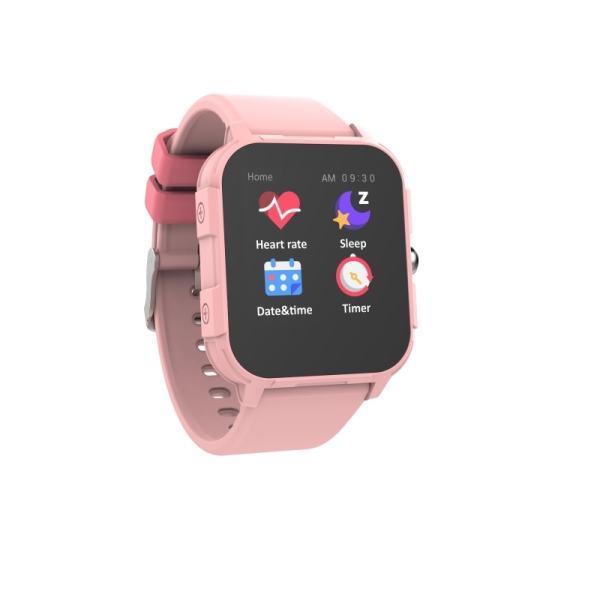 DCU Tecnologic Smartwatch Junior Écran 1,44" Bluetooth 5.0 - 5 Modes Sport - Autonomie jusqu'à 7 Jours - Résistance IP68 - Couleur Rose