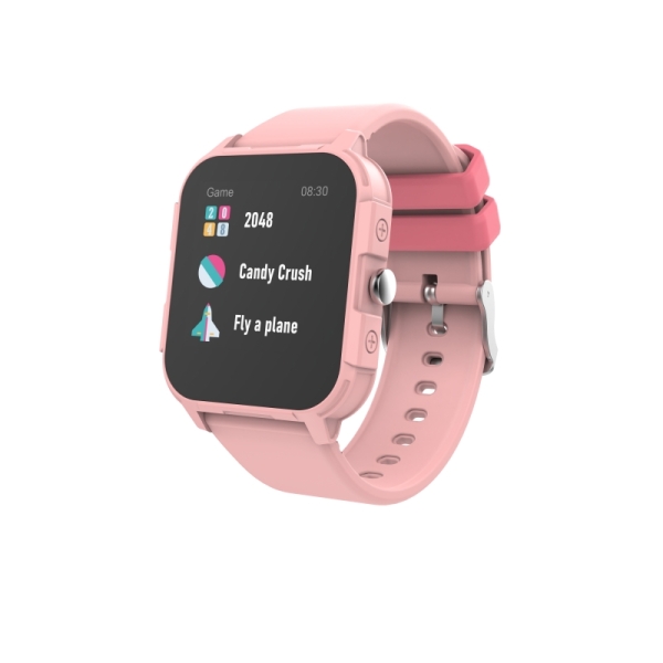 DCU Tecnologic Smartwatch Junior Écran 1,44" Bluetooth 5.0 - 5 Modes Sport - Autonomie jusqu'à 7 Jours - Résistance IP68 - Couleur Rose