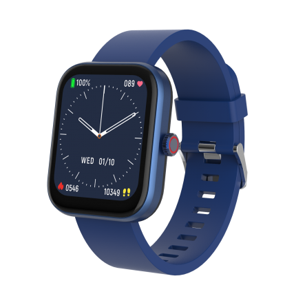 DCU Tecnologic Smartwatch Los Angeles - Connexion et confort au poignet - 22 modes sportifs - Résistant à l'eau IP67 - Longue durée de vie de la batterie - Couleur bleue